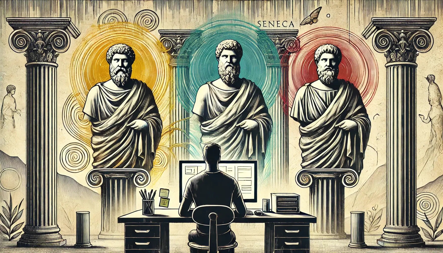 Abstract Artwork of Stoic Philosophers.webp
